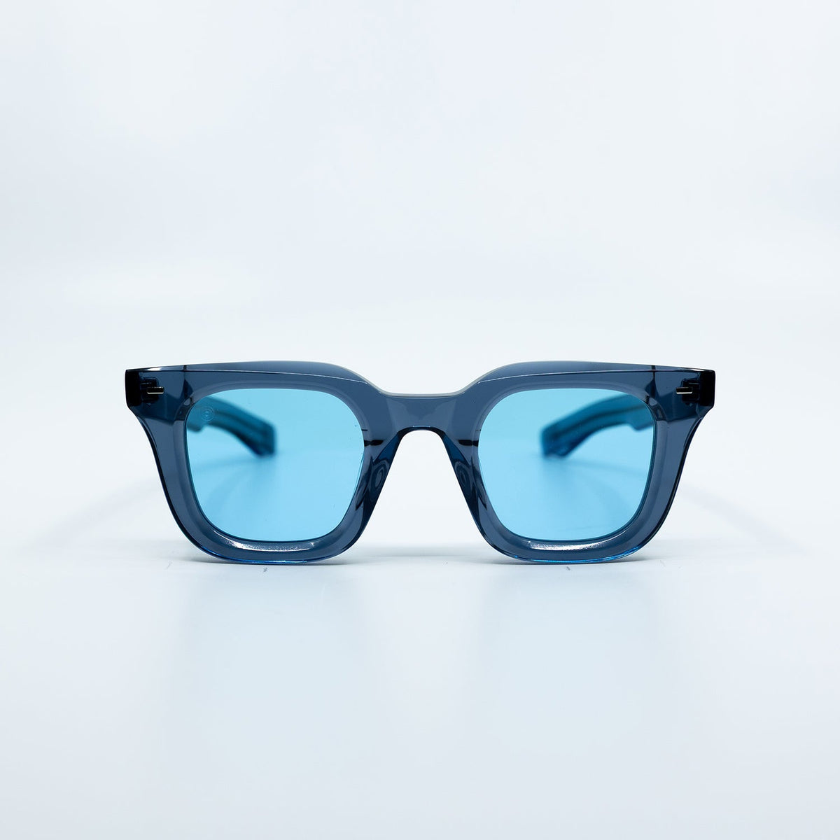 Zid Sunglasses with Onyx Frame & Light Blue Lens