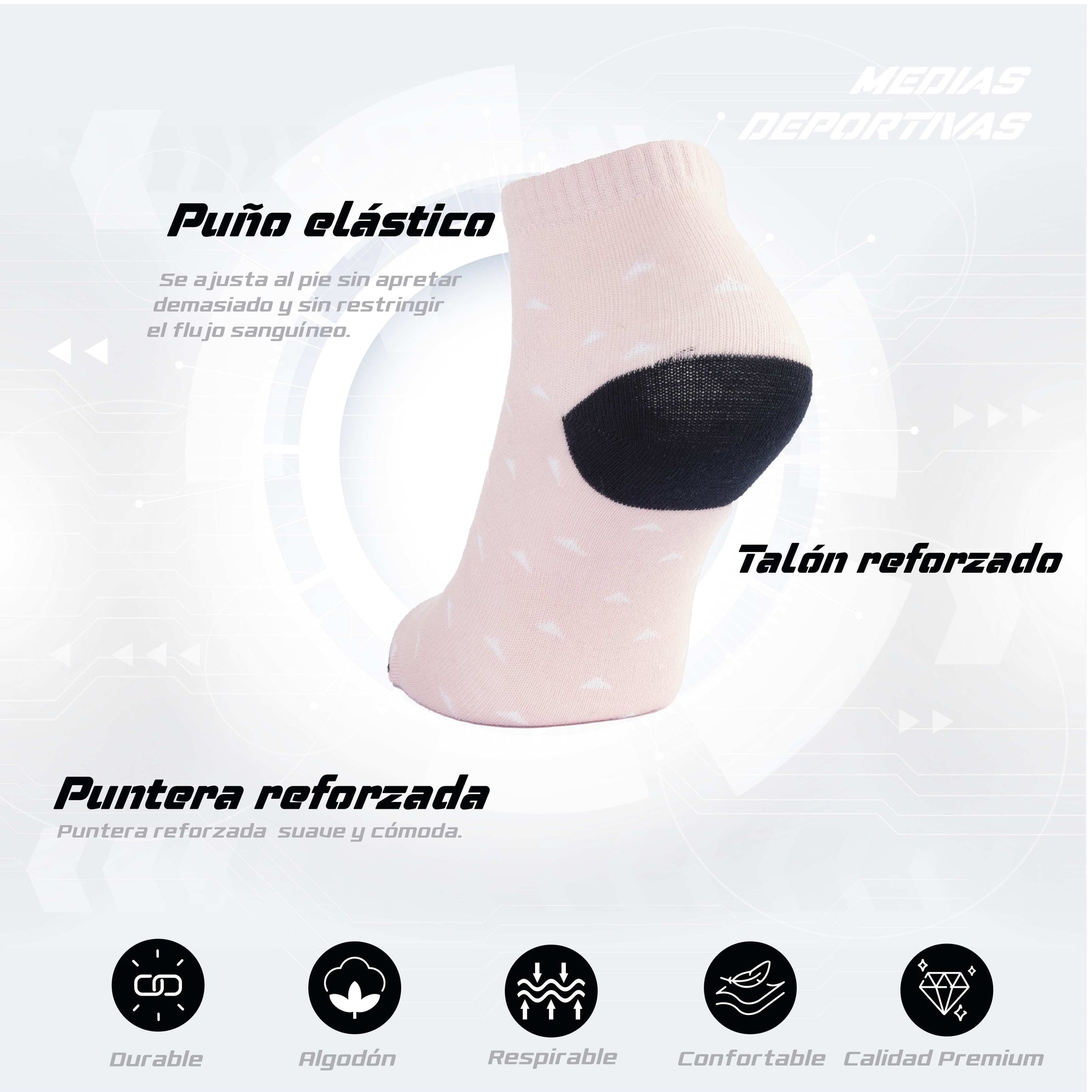 PACK DE 3 MEDIAS TOBILLERAS