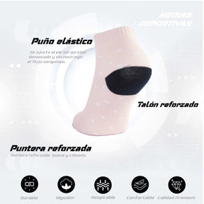 PACK DE 3 MEDIAS TOBILLERAS