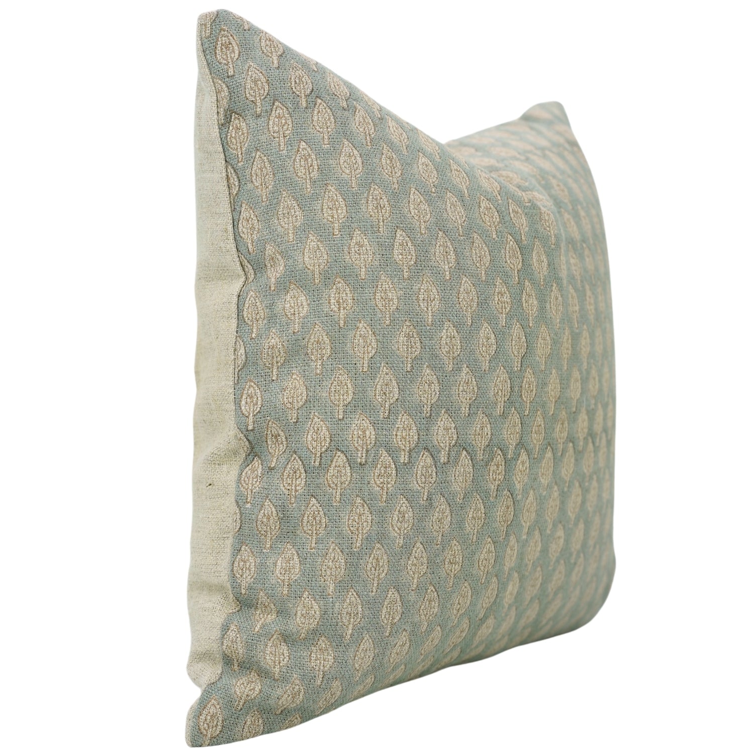 Boho Block Print Thick Linen Pillow Cover- Khushbu