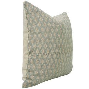 Boho Block Print Thick Linen Pillow Cover- Khushbu