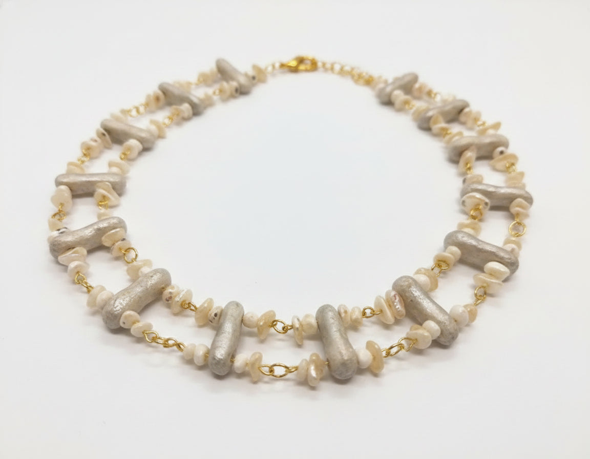Sicilia Ceramic & Semi-precious Choker