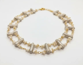 Sicilia Ceramic & Semi-precious Choker