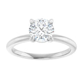 1 CT Lab-Grown Round Diamond Solitaire Ring in 14K Gold