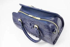 Luxe Artisanal Crocodile Leather Handbag | An Heirloom of Elegance KolleenBoutique