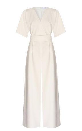 Envelope V-Neck Wide Leg Jumpsuit