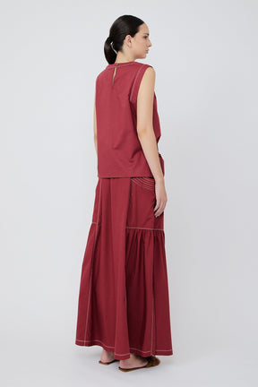 Avayah Blouse | Wine