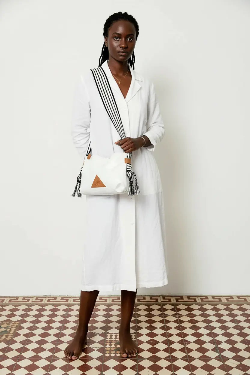 Marinera Water-resistant Crossbody - White