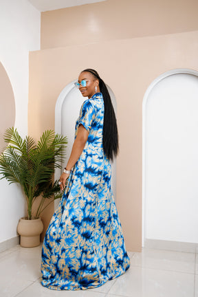 Adachenu Silk Ankara Kaftan