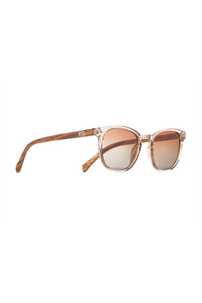 Caramel Brown Wooden Sunglasses - INTI
