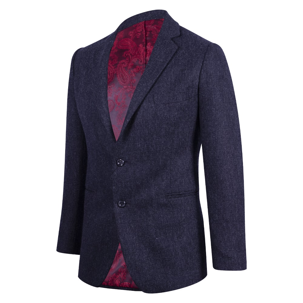 Classic black cloth blazer