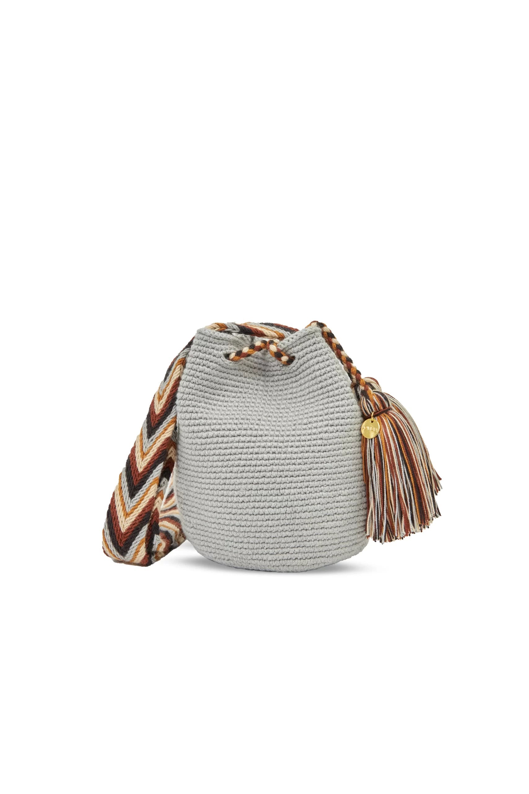 Grey Mini Wayuu Bag