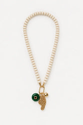 Capri Sculptural Charm Necklace