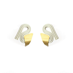 Evoke White Earrings