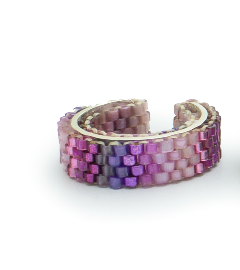 COLOR GEOMÉTRICO Miyuki Earcuffs