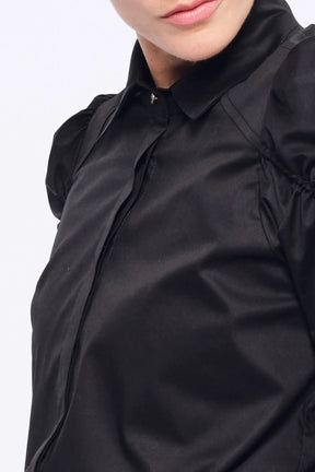 Bimba Puff Sleeve Blouse | Black