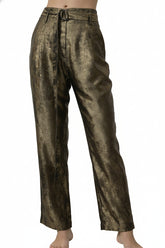 Burnt Gold High Waisted Pant