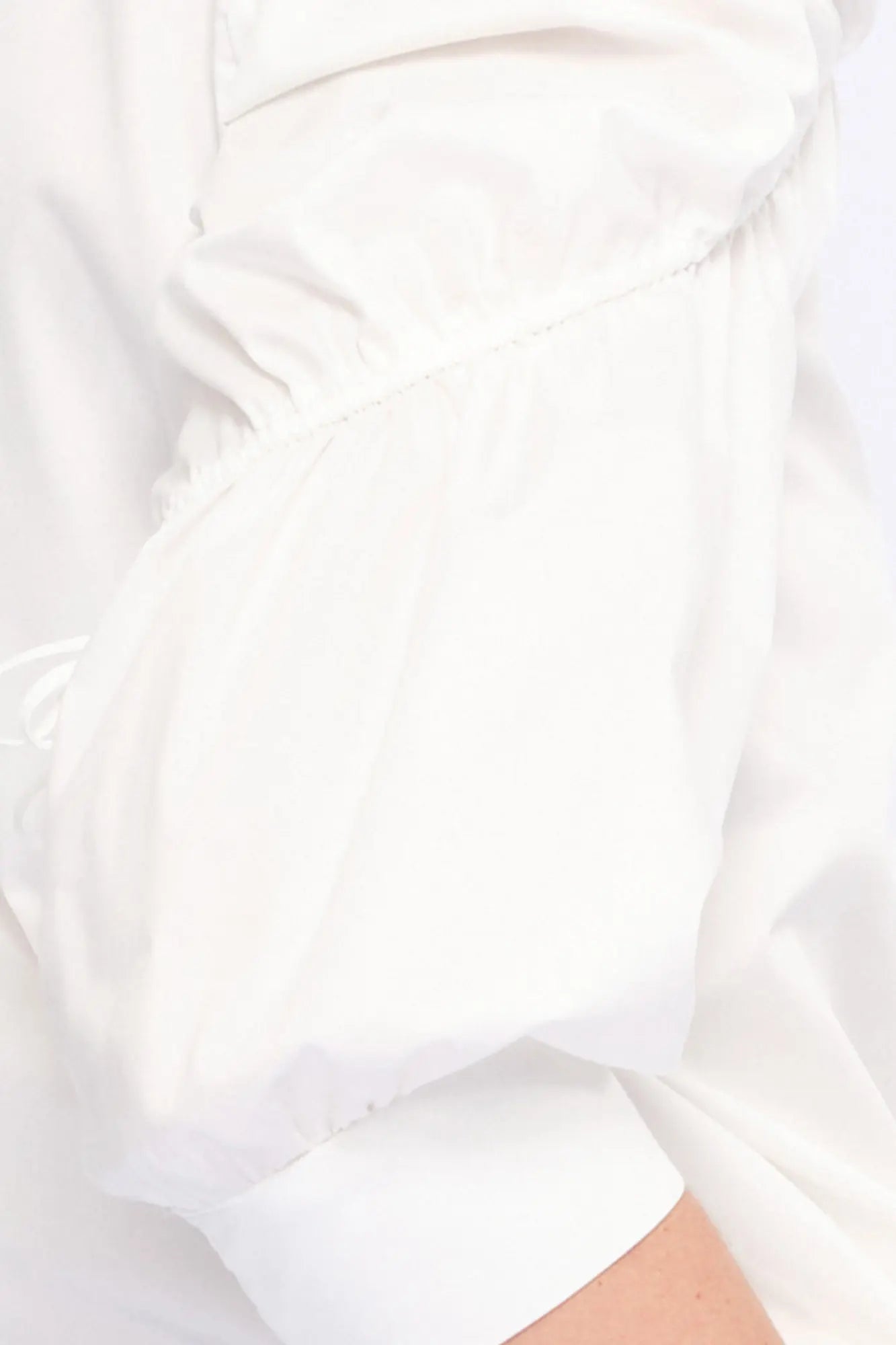 Bimba Puff Sleeve Blouse | White