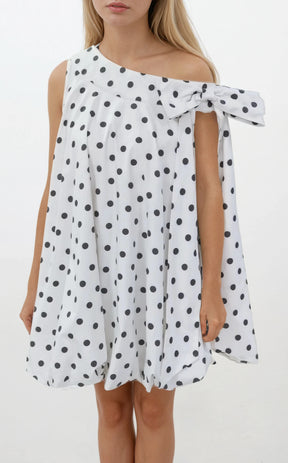 Bow Polka Dot Dress