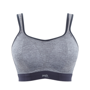 Panache Non Wired Sports Bra Charcoal Marl