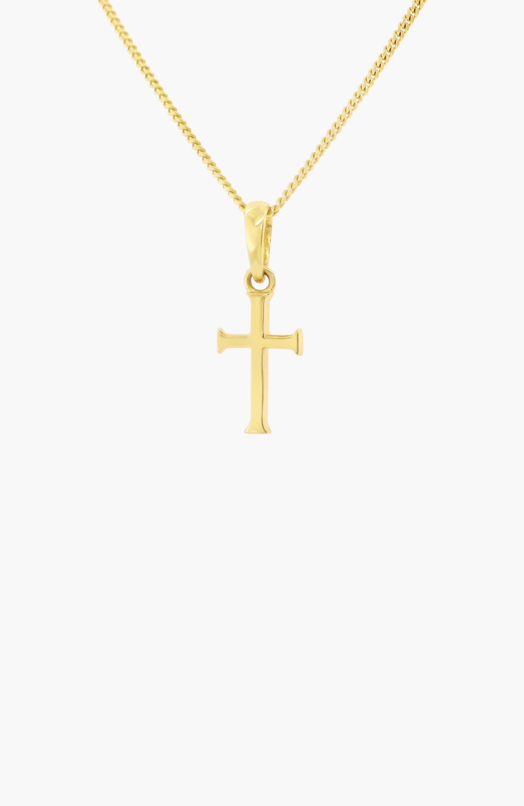 Small Cross Pendant Necklace
