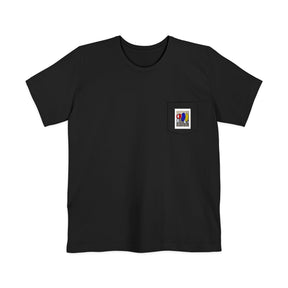 “Little Monster Tee”Colorful Graphic Pocket T-shirt, Casual Tee, Unisex Shirt, Summer Outfit, Gift for Him/Her, Stylish Pocket Tee