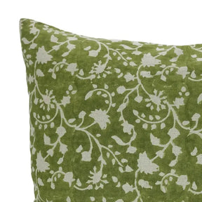 Bohemian Handmade Block Printed Pure Linen Cushion Cover - Firoza