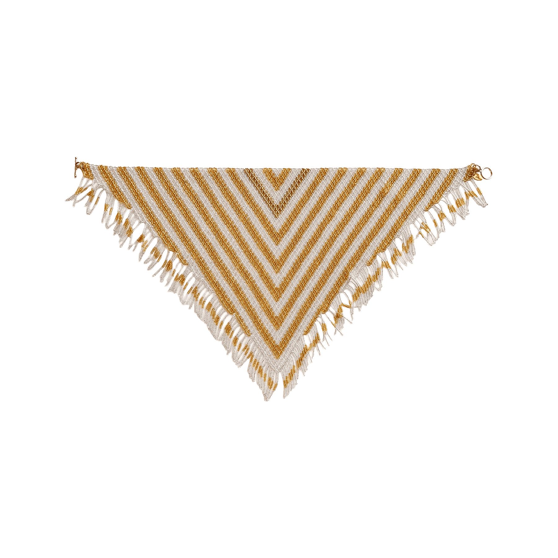 SCARF FRINGE NECKLACE