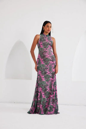 Maxi Dress – Sportline Dream Safari- Pink