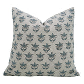 Boho Block Print Pure Linen Cushion Cover - Saat Patti