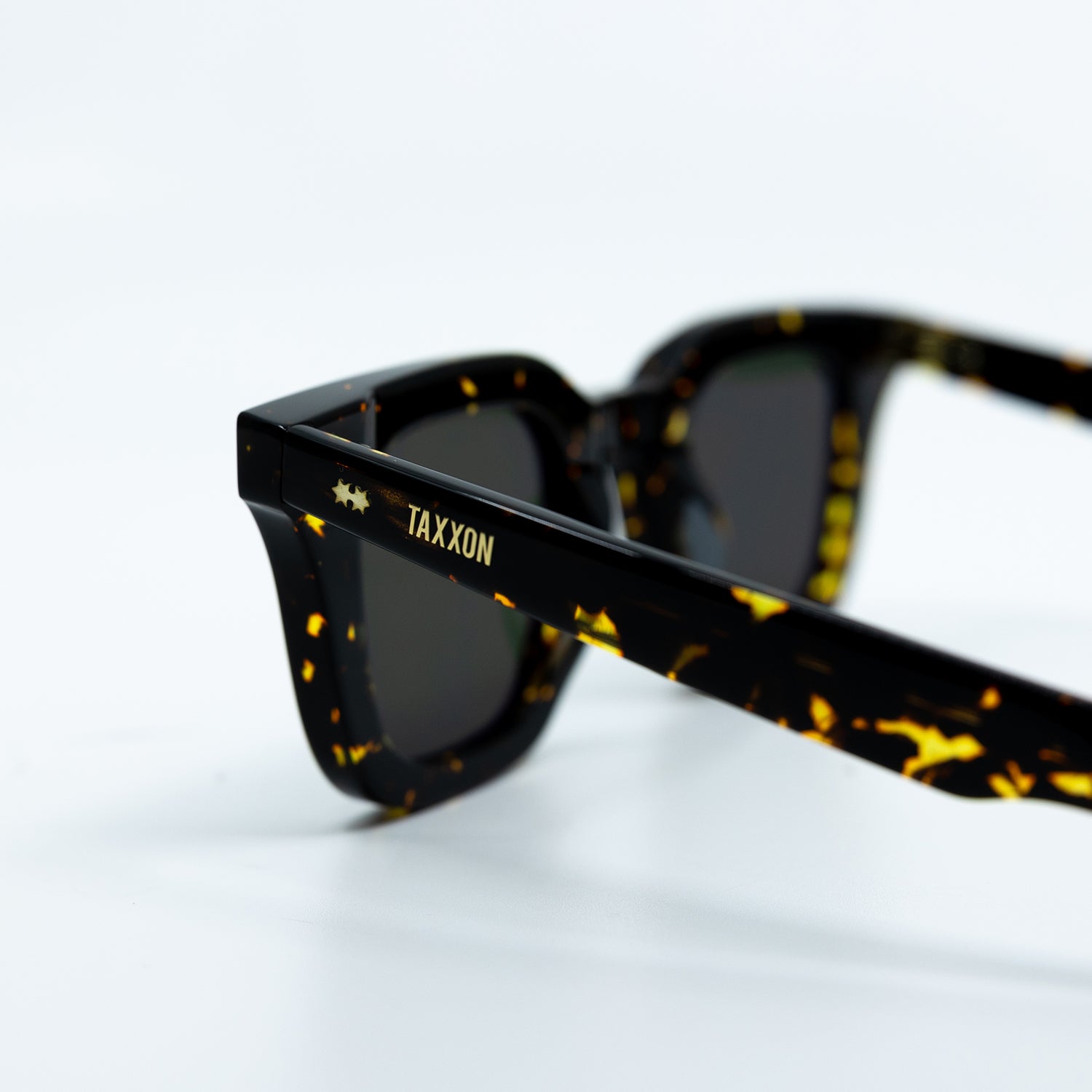 Zid Sunglasses with Tortoise Frame & Green Lens