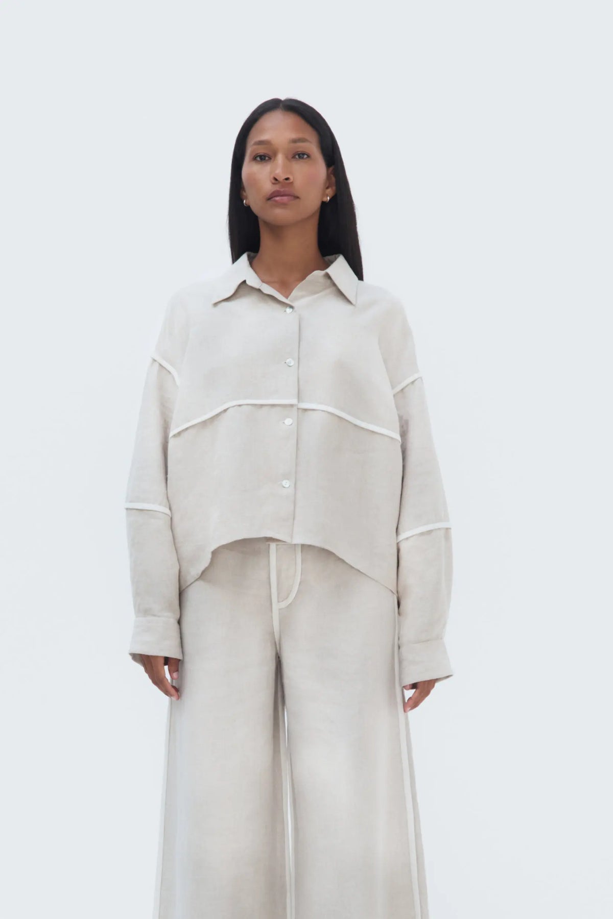 Duna Pipped Blouse