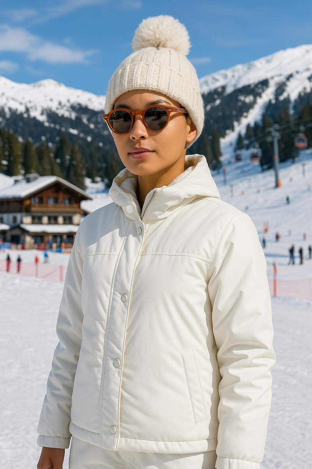 Topaz Round 48mm Sunglasses