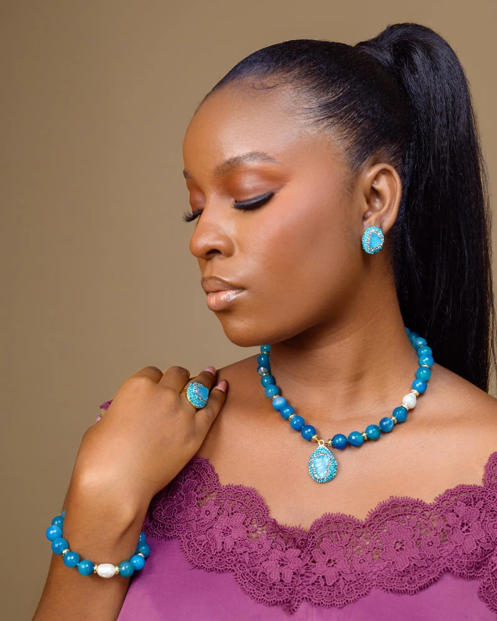 Nkem Necklace Set (Mini)