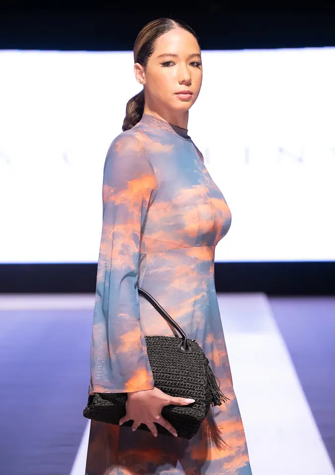 Sunset Mesh Gown - Chuks Collins - Amber Dancing Collection