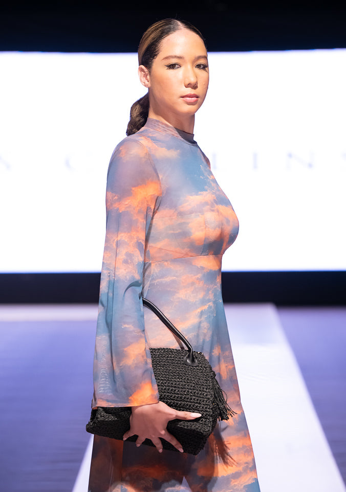 Sunset Mesh Gown - Chuks Collins Sizzle Resort Drop 1