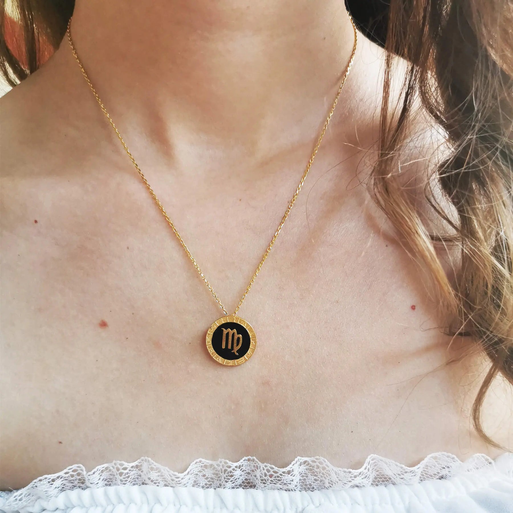 Virgo Horoscope Necklace