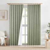 Traditional Design Thick Linen Pleated Curtain - Tarz