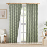 Traditional Design Thick Linen Pleated Curtain - Tarz