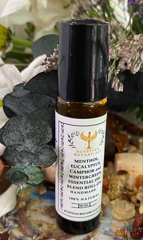 Menthol, Eucalyptus, Camphor and Wintergreen Essential Oil Blend Roll-On