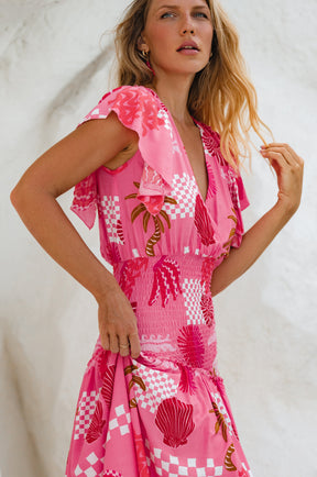 Sunshine Bohemian Midi Dress - Corfu