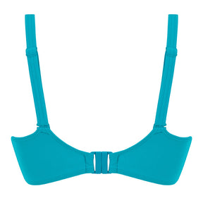 Curvy Kate Sheer Class Padded Balcony Bikini Top Turquoise