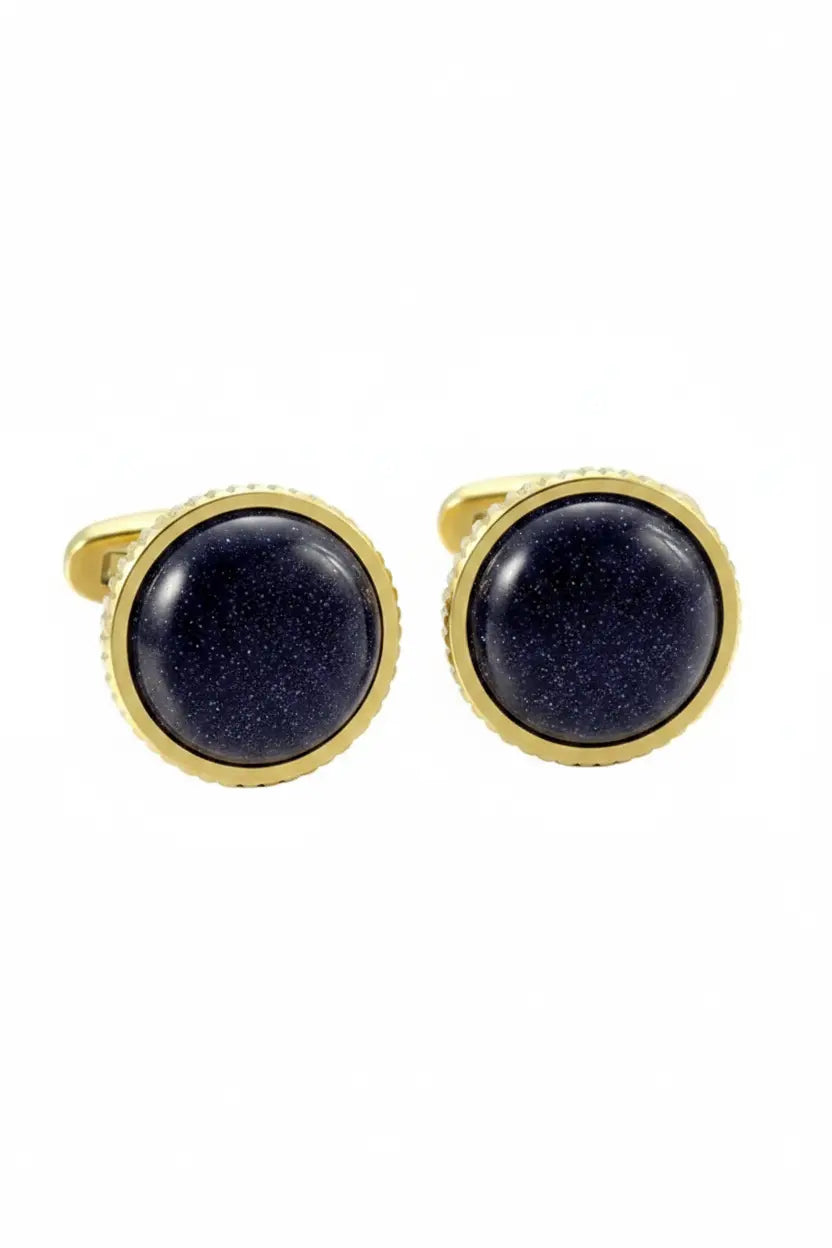 Celestial Goldstone Cufflinks