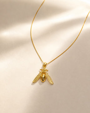 Collar Dije Hormiga Dorada
