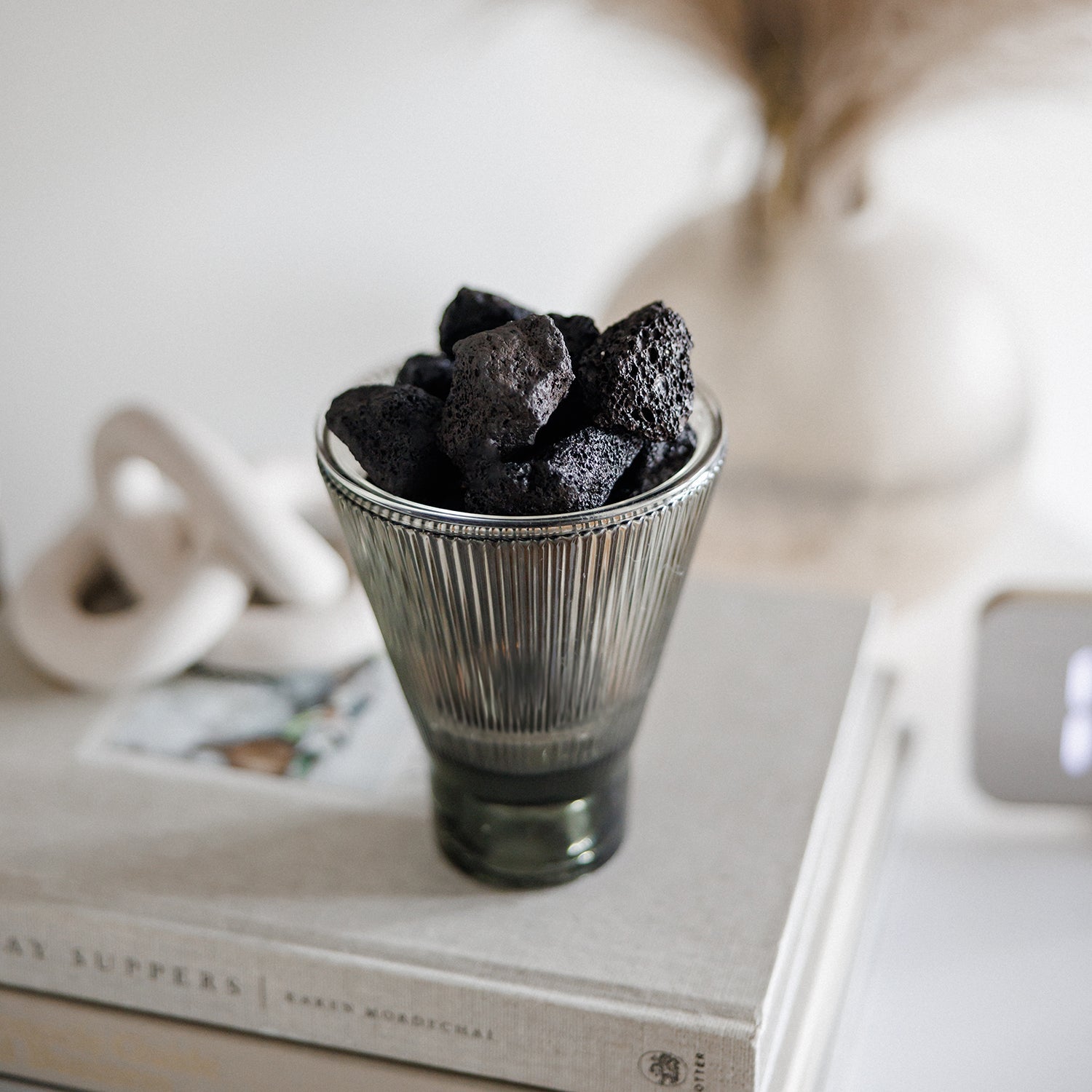 ZAI Mineral Lava Rock Diffuser  in Charcoal