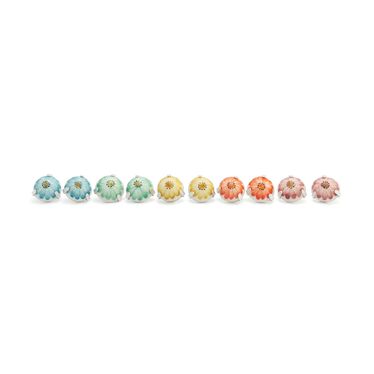 CARMEN Half Ceramic Sphere Studs