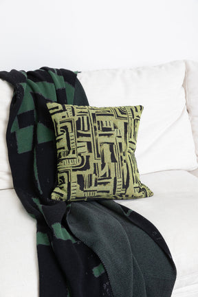 Selva Knitted Throw Blanket -  Forest