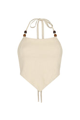 Tropical Top  Beige