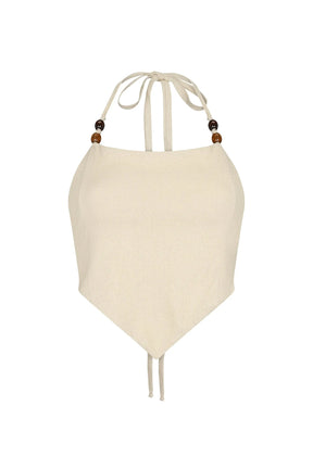 Tropical Top  Beige