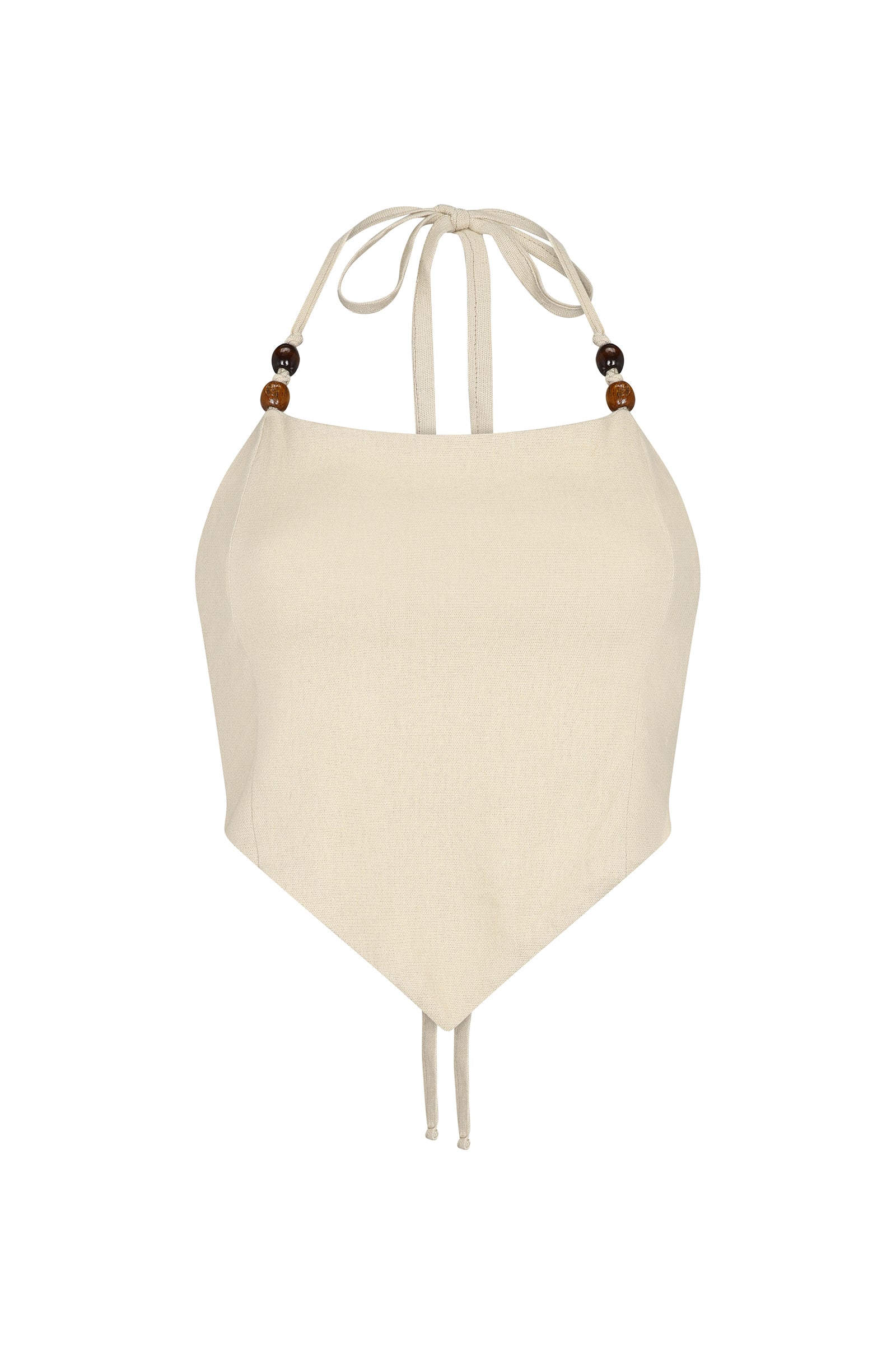 Tropical Top  Beige